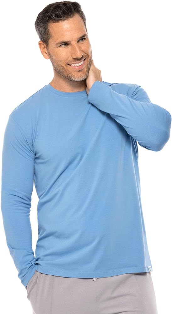 Coolibar UPF 50+ Men's Morada Everyday Long Sleeve T-Shirt - Sun Protective