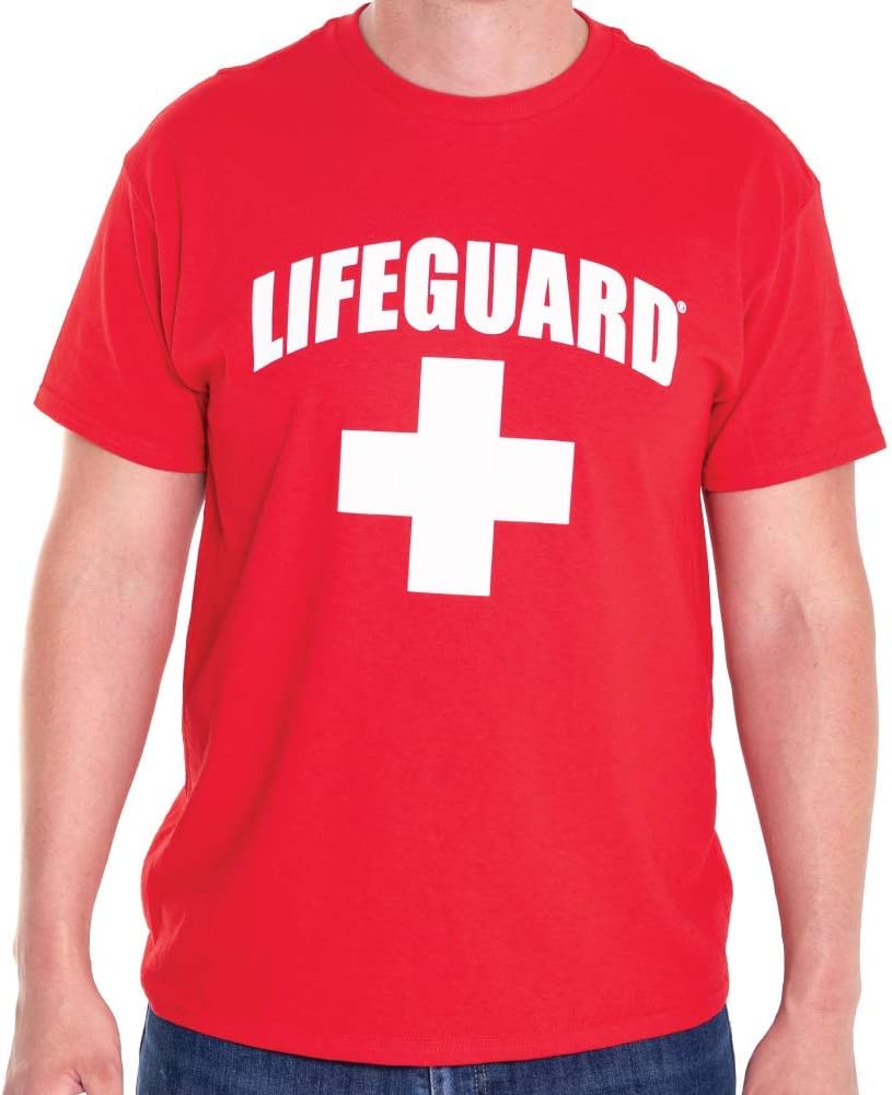 LIFEGUARD Officially Licensed Short Sleeve Crew Neck T-Shirt for Men Women Unisex Tee