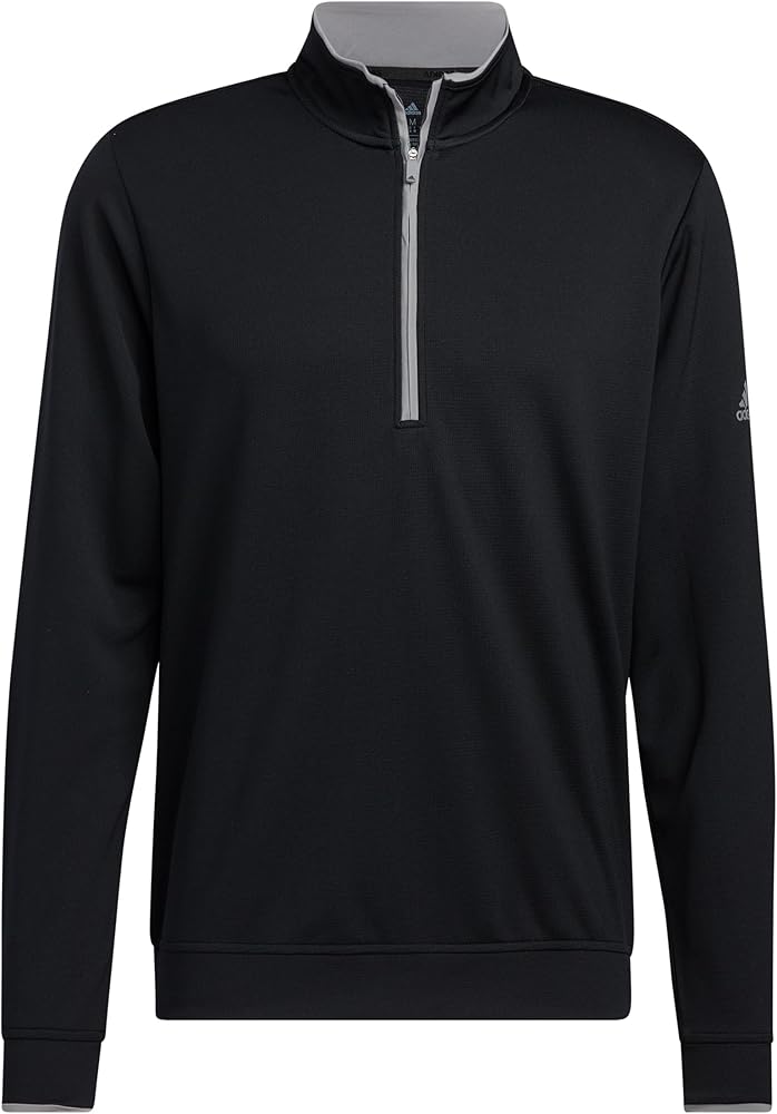 adidas Men's UPF Quarter Zip Golf Pullover