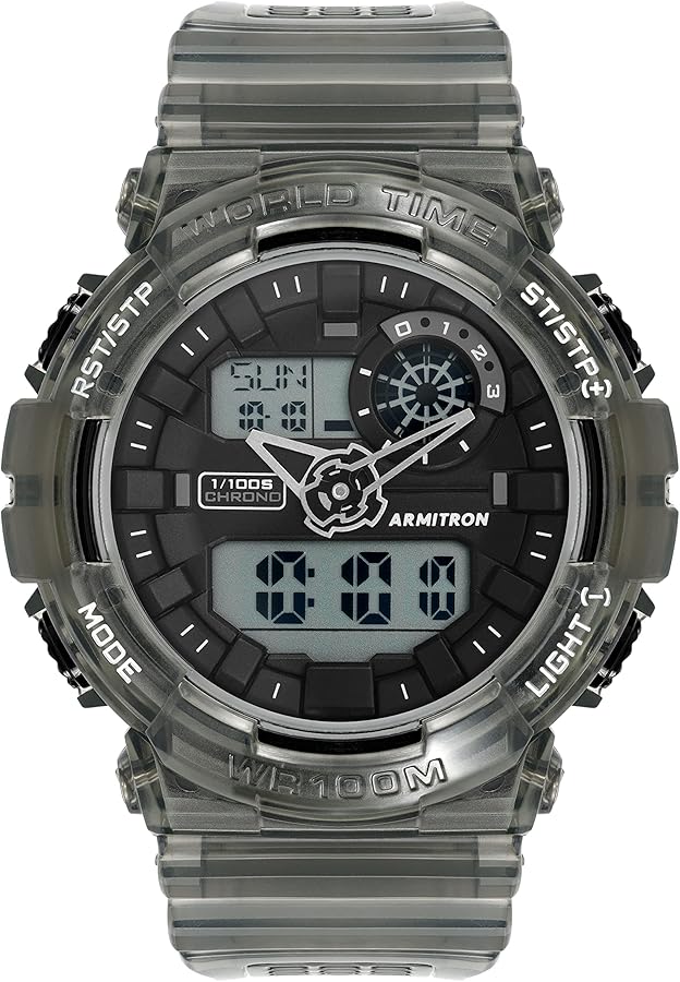 Armitron Sport Men's Analog-Digital Resin Strap Watch, 20/5445