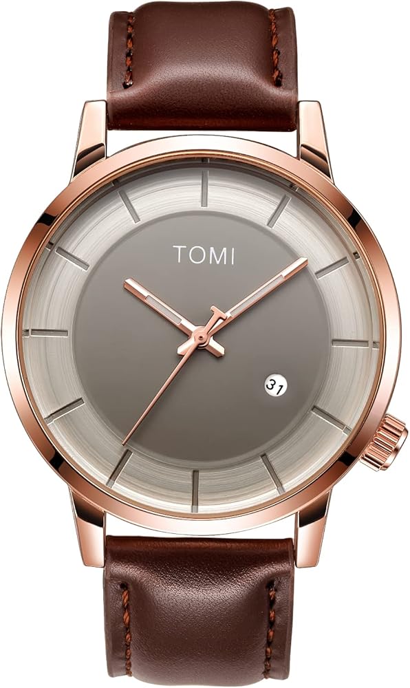 TOMI Fashion Business Mens Quartz Wrist Watches Reloj para Hombre Gifts for Men Students Women Him Boyfriend