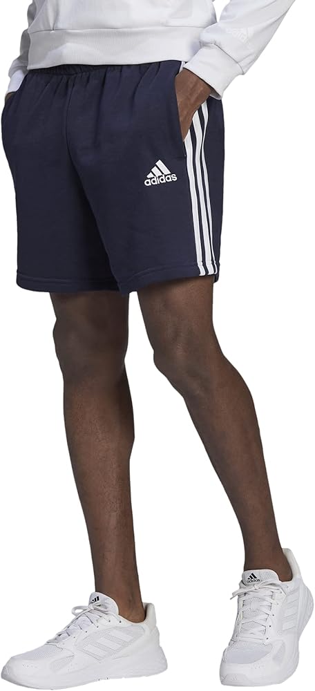 adidas Men's Essentials French Terry 3-Stripes Shorts