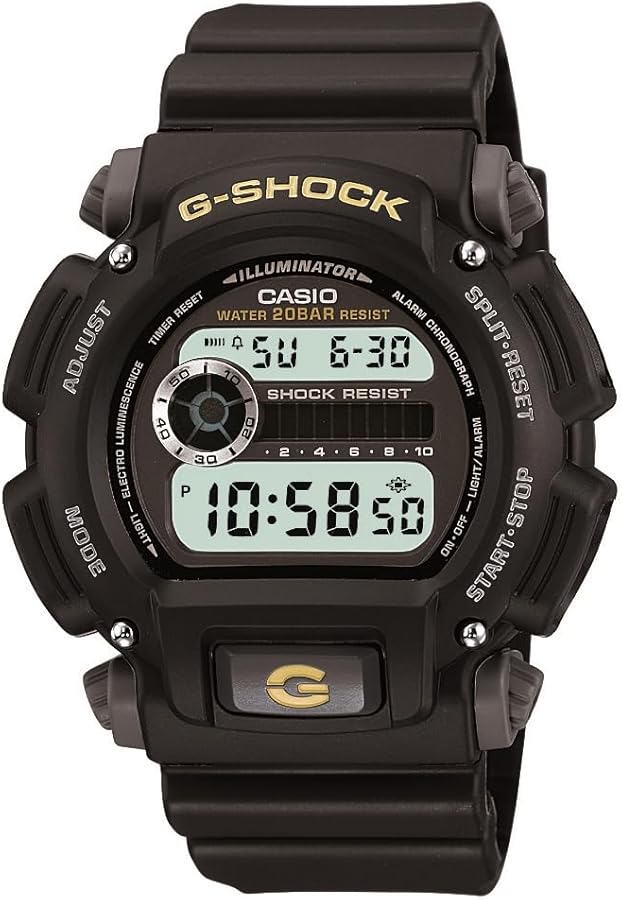 Casio Men's G-Shock DW9052-1BCG Black Resin Sport Watch