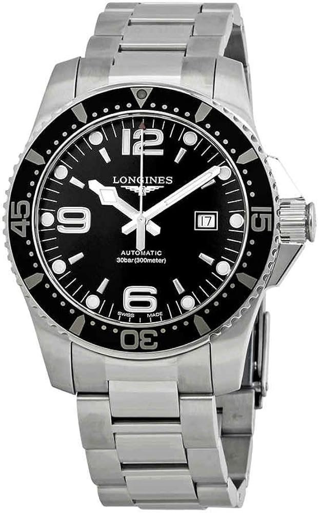 Longines Hydroconquest Automatic 44 mm Black Dial Men's Watch L3.841.4.56.6