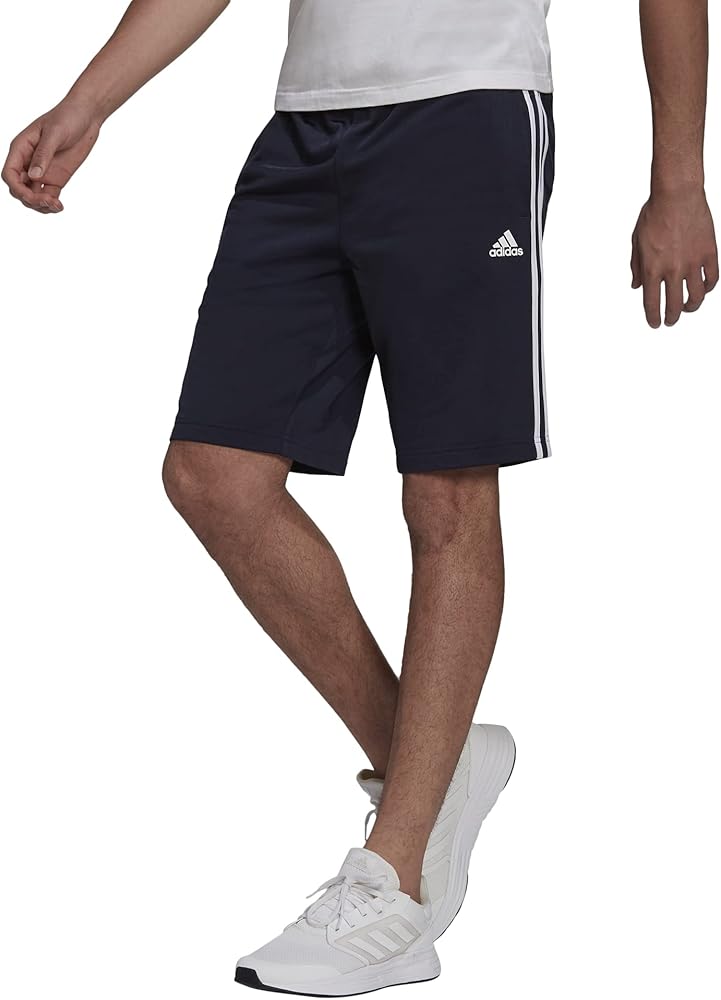 adidas Men's Tall Size Warm-up Tricot Regular 3-Stripes Shorts