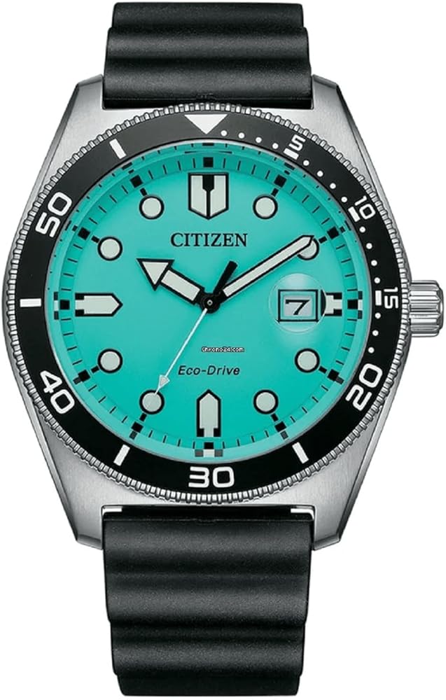 Citizen Eco-Drive Turquoise Dial Men's Watch AW1760-14X