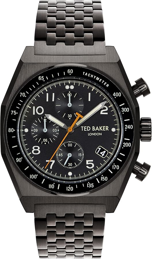 Ted Baker Filey Stainless Steel IP Black Bracelet Watch (Model: BKPFIF2039I)