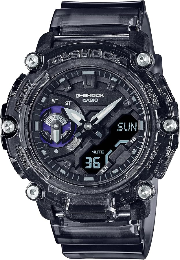 G-Shock GA2200SKL-8A Sound Waves Skeleton Series Watch, Black