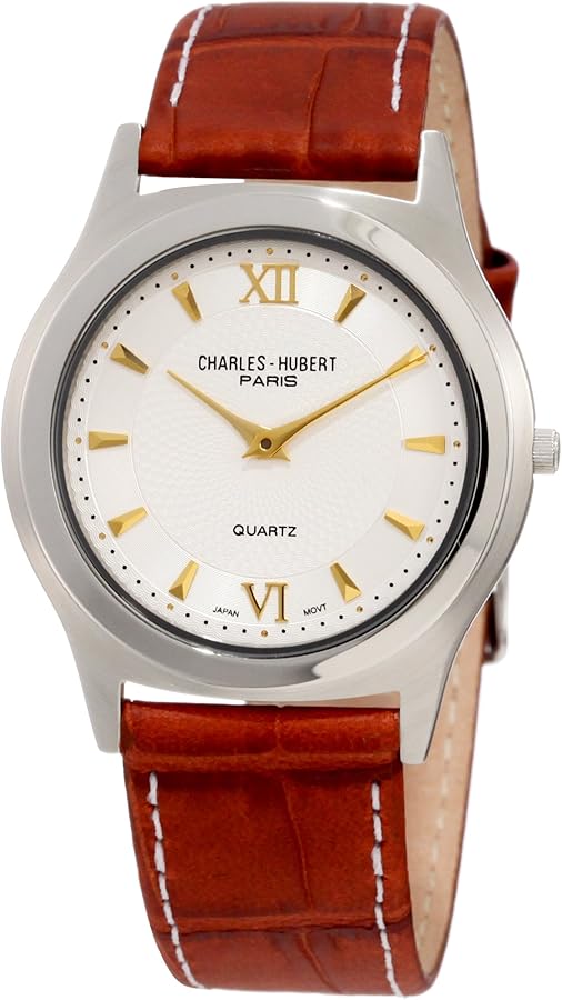 Charles-Hubert, Paris Men's 3705 Premium Collection Stainless Steel Watch