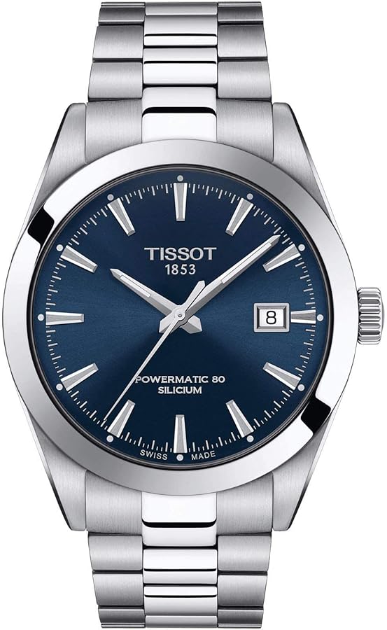 Tissot Mens Gentleman Stainless Steel Dress Watch