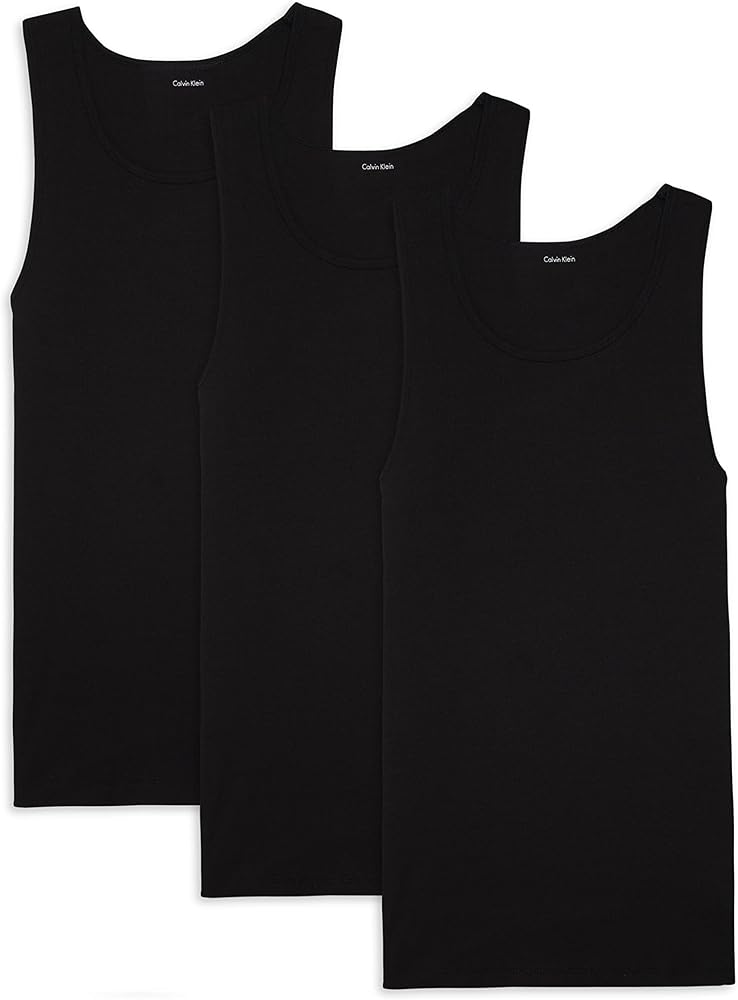 Calvin Klein Men's Cotton Classics 3-Pack Tanks