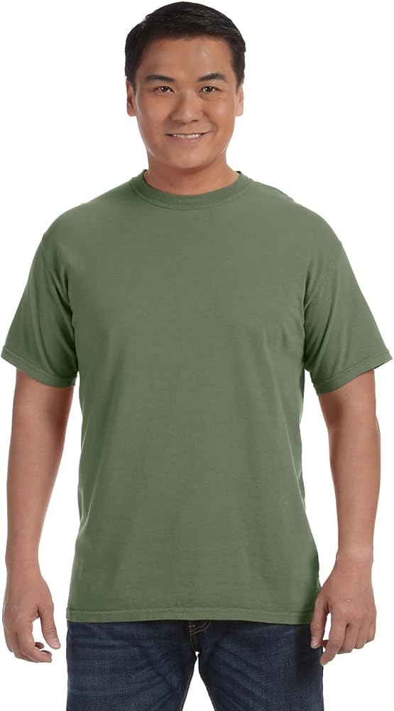 Comfort Colors C1717 Mens Ringspun Garment-Dyed T-Shirt - Moss - M