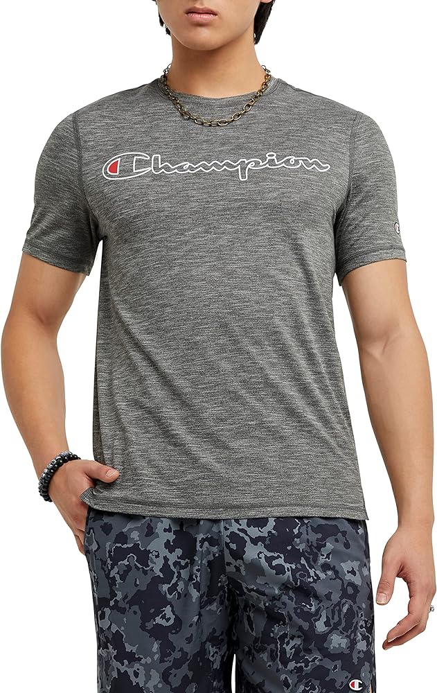 Champion Men's T-shirt, Mvp, Moisture Wicking, Anti Odor, Lightweight T-shirt for Men