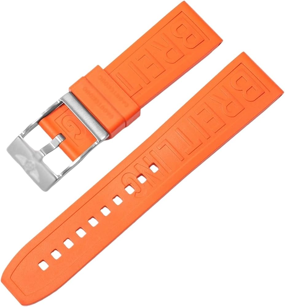 For Breitling navitimer avenger pin buckle Watchbands silicone Watch band 22mm 24mm colourful strap