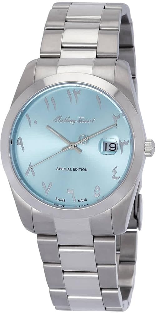 Mathey-Tissot Mathy Orient Quartz Blue Arabic Dial Men's Watch H450APSK