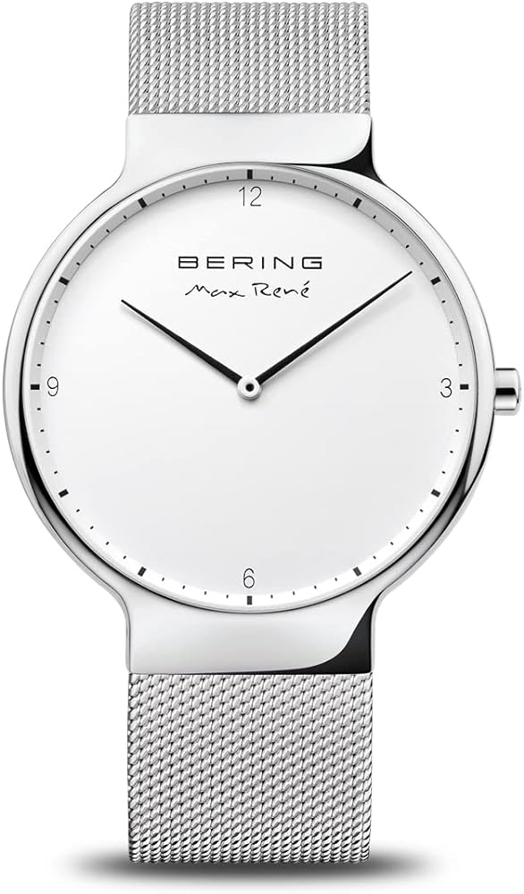 BERING Men Analog Quartz Max René Collection Watch with Stainless Steel Strap & Sapphire Crystal 15540-XXX