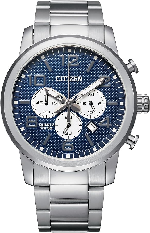 Citizen Quartz Mens Watch, Stainless Steel, Classic