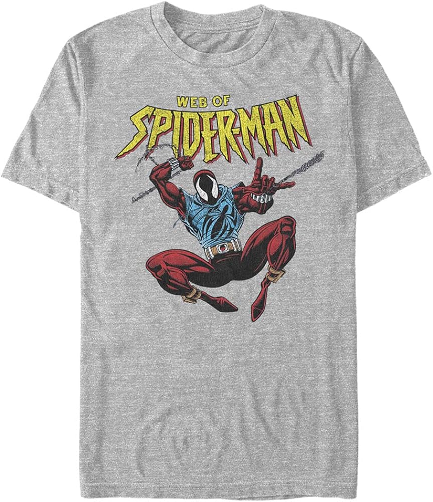 Marvel Men's Universe Web of Spiderman T-Shirt