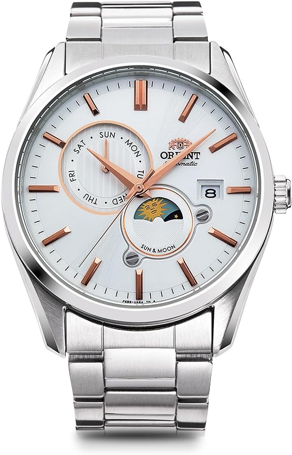 オリエント(Orient) Men Mechanical Japanese Automatic, Contemporary Orient Sun&Moon サンアンドムーン Watch