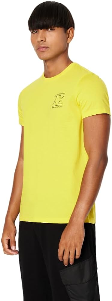 Emporio Armani Men's Slim Fit Ax Logo Tee