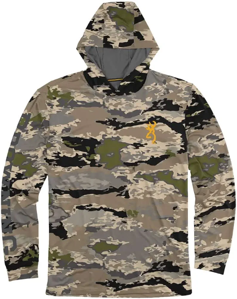 Browning Men's Tech Hooded Long Sleeve Shirt