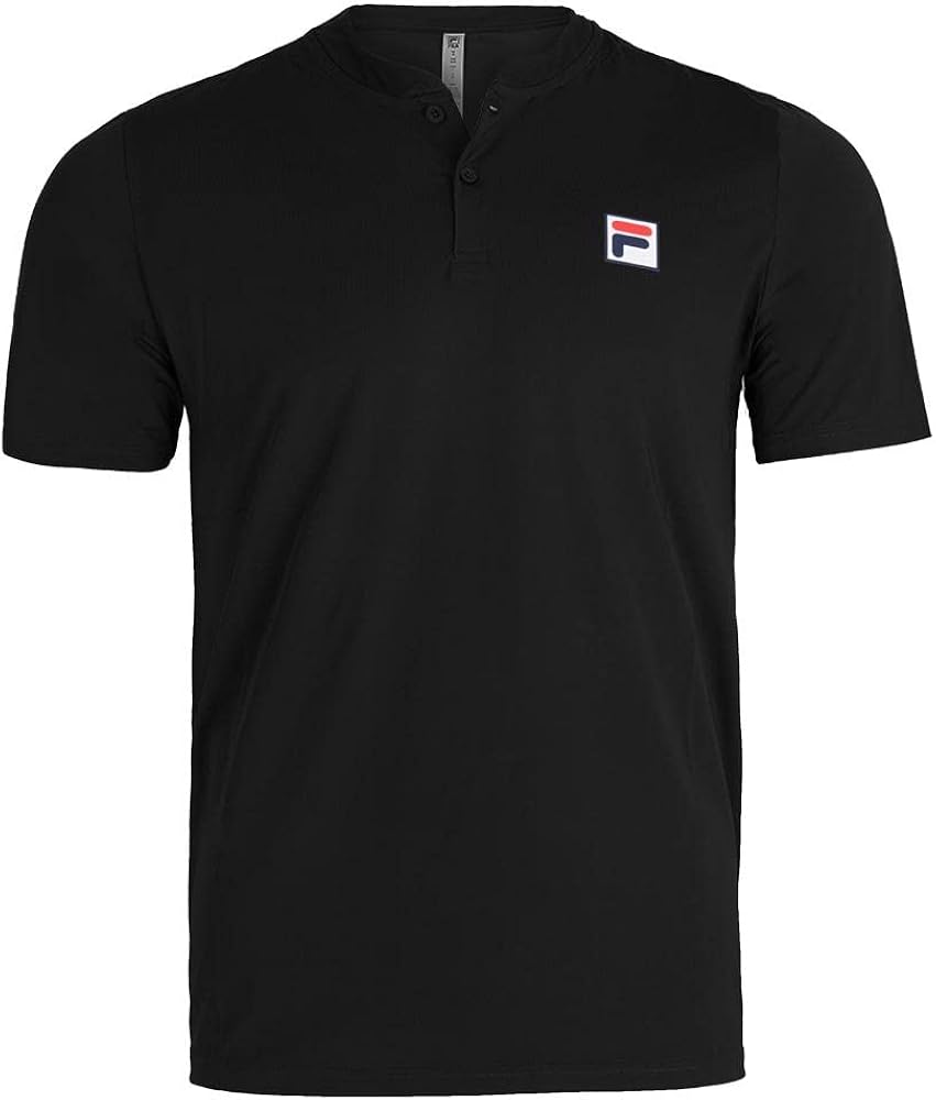 Fila Men`s Essentials Tennis Henley Black