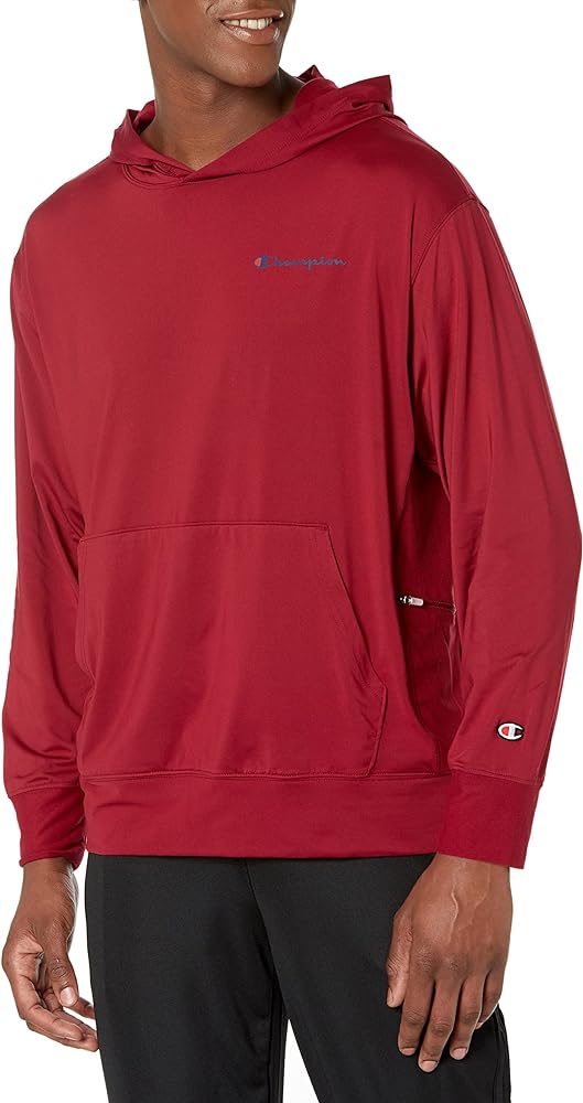 Champion Men's Sweatshirt, Lightweight City Sport Hoodie for Men with Moisture-Wicking Fabric