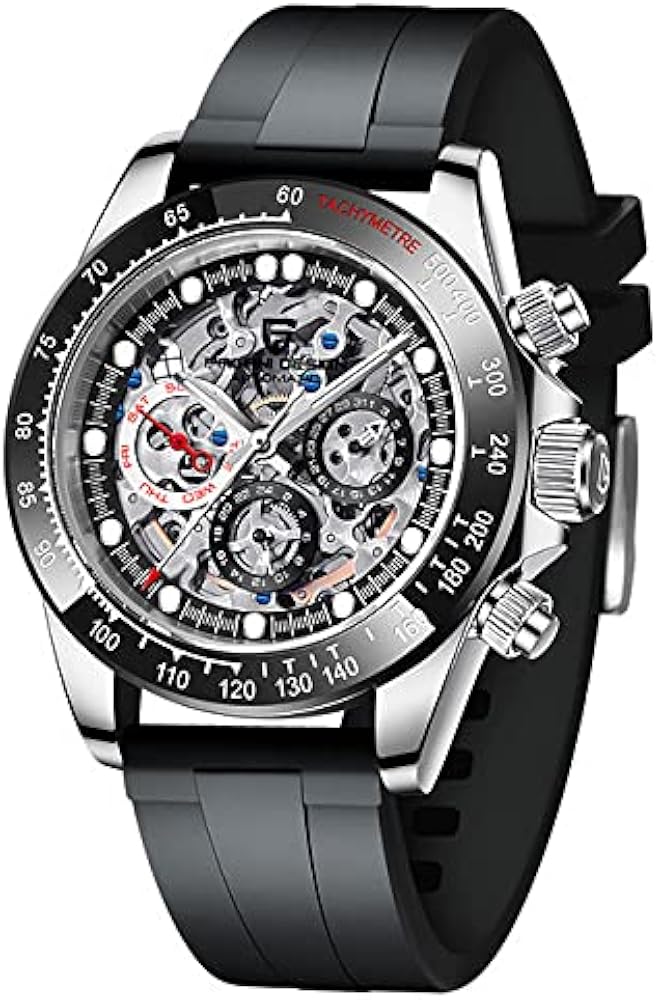 LACZ DENTON PAGANI DESIGN PD1653 Men Automatic Watches Men's Mechanical Watch Business Stainless Steel Waterproof Wristwatch Rainbow Luxury Watch Men Hollow Sports Watches