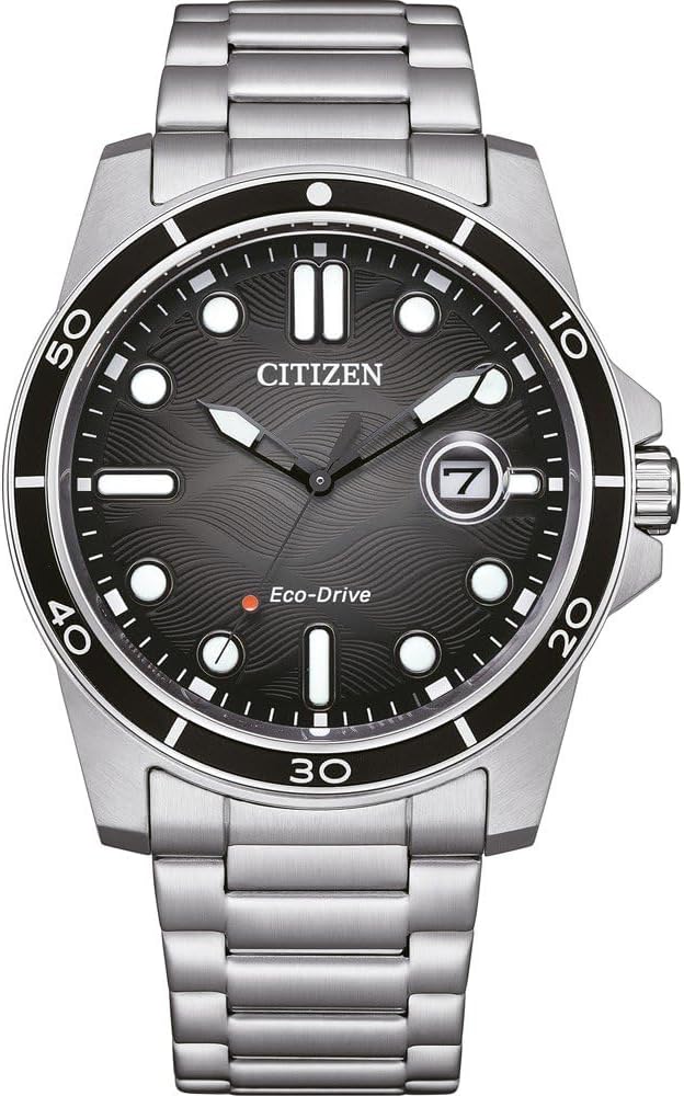 Citizen Marine 1810 Eco-Drive Black Dial Men's Watch AW1816-89E