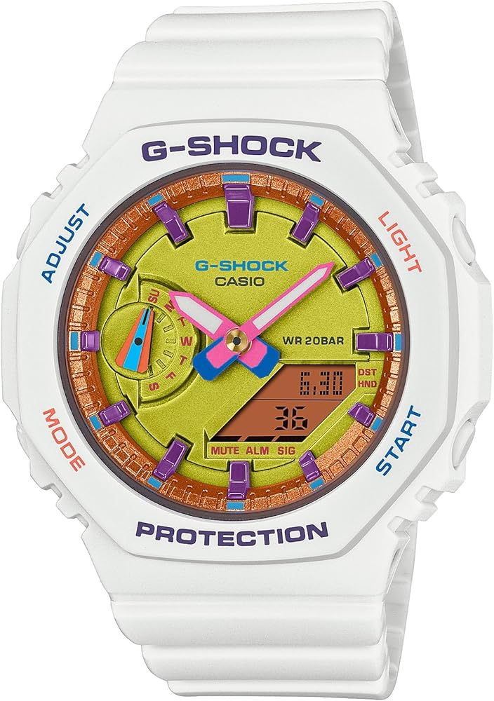 G-Shock GMAS2100 Ana-Digi Bright Summer White