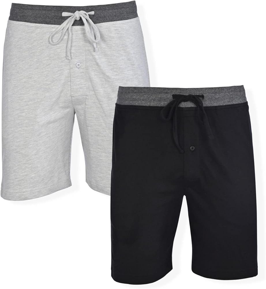 Hanes Men's Terry Cloth Shorts 2 Pack