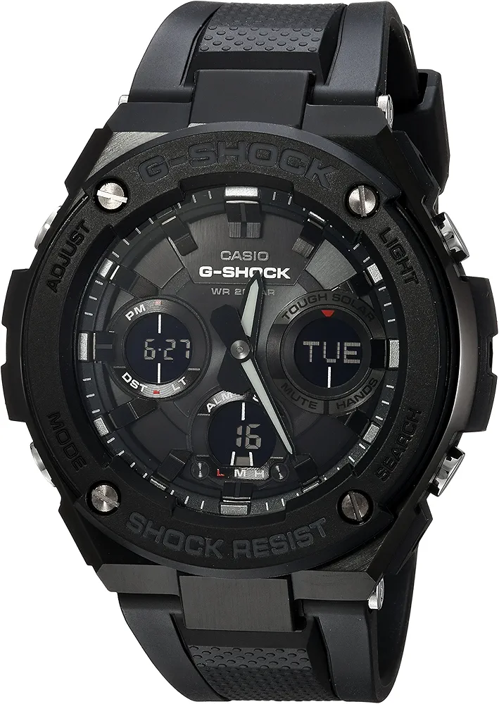 Casio Men's GST-S100G-1BCR G Shock Analog-Digital Display Quartz Black Watch