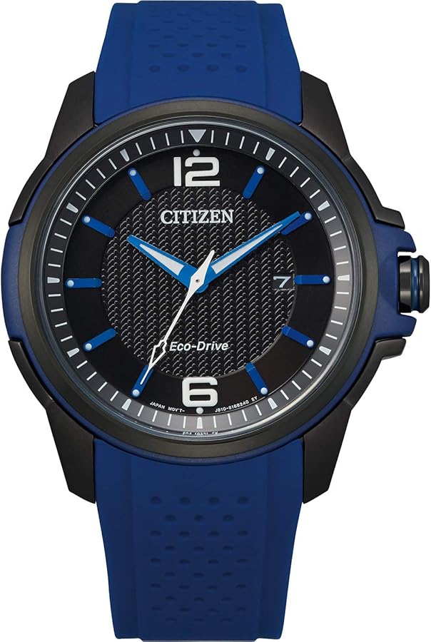 Citizen Eco-Drive Weekender Mens Watch, Stainless Steel with Polyurethane Strap