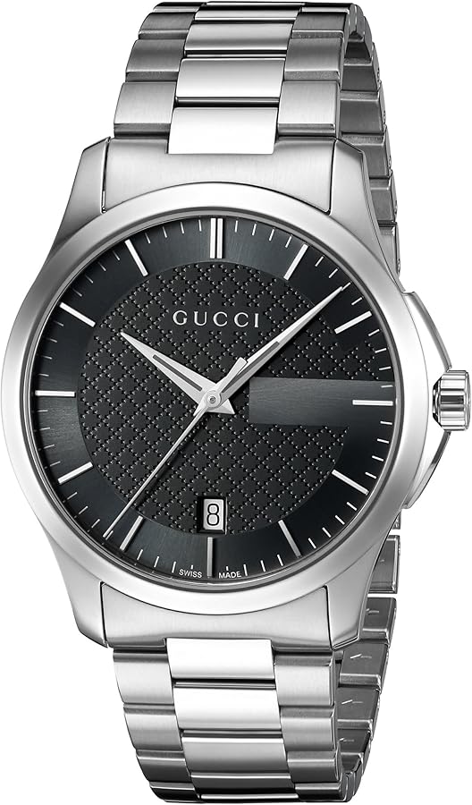 Gucci 'G-Timelss' Quartz Stainless Steel unisex adultWatch, Color:Silver-Toned (Model: YA126457)