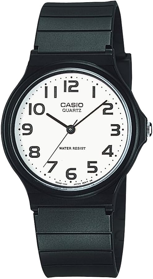 Casio Men's MQ24-7B2 Analog Black Resin Strap Watch