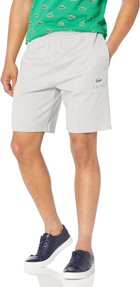 Lacoste Men's Graphic Croc Fleece Short