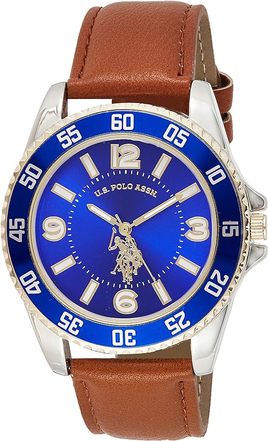 U.S. Polo Assn. Men's USC50479 Analog Display Analog Quartz Brown Watch