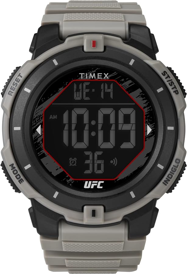 Timex Men's UFC Rumble 50mm Watch - Black Strap Digital Dial Black Case