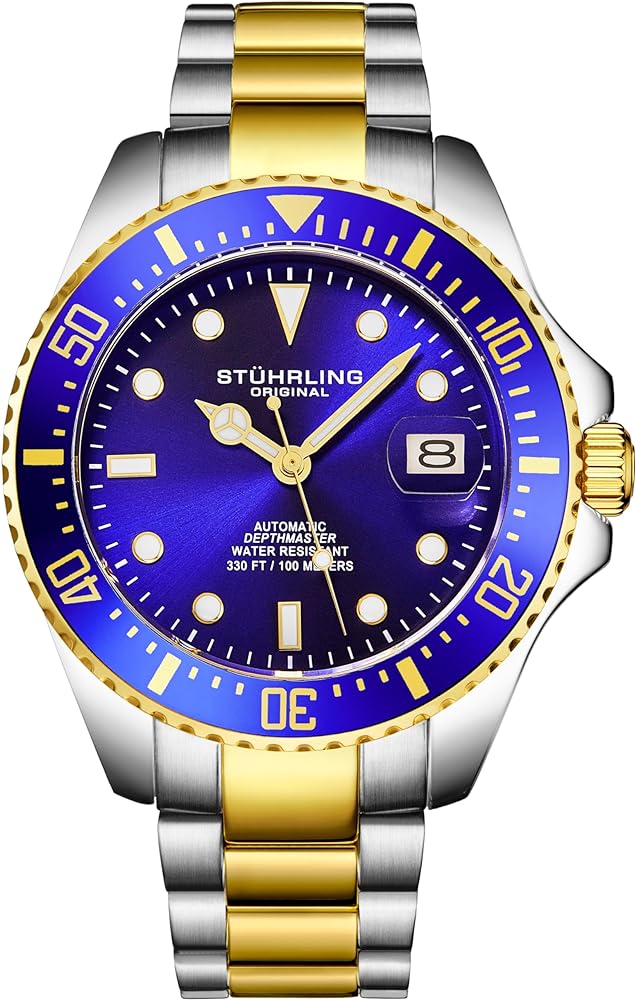 Stuhrling Original Depthmaster Japanese Automatic Dive Watch