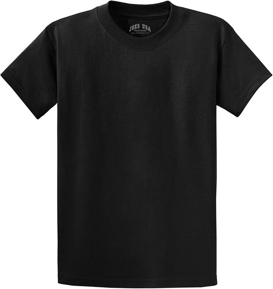 Joe's USA Mens Heavyweight 6.1-Ounce, 100% Cotton T-Shirts in Regular, Big and Tall Sizes