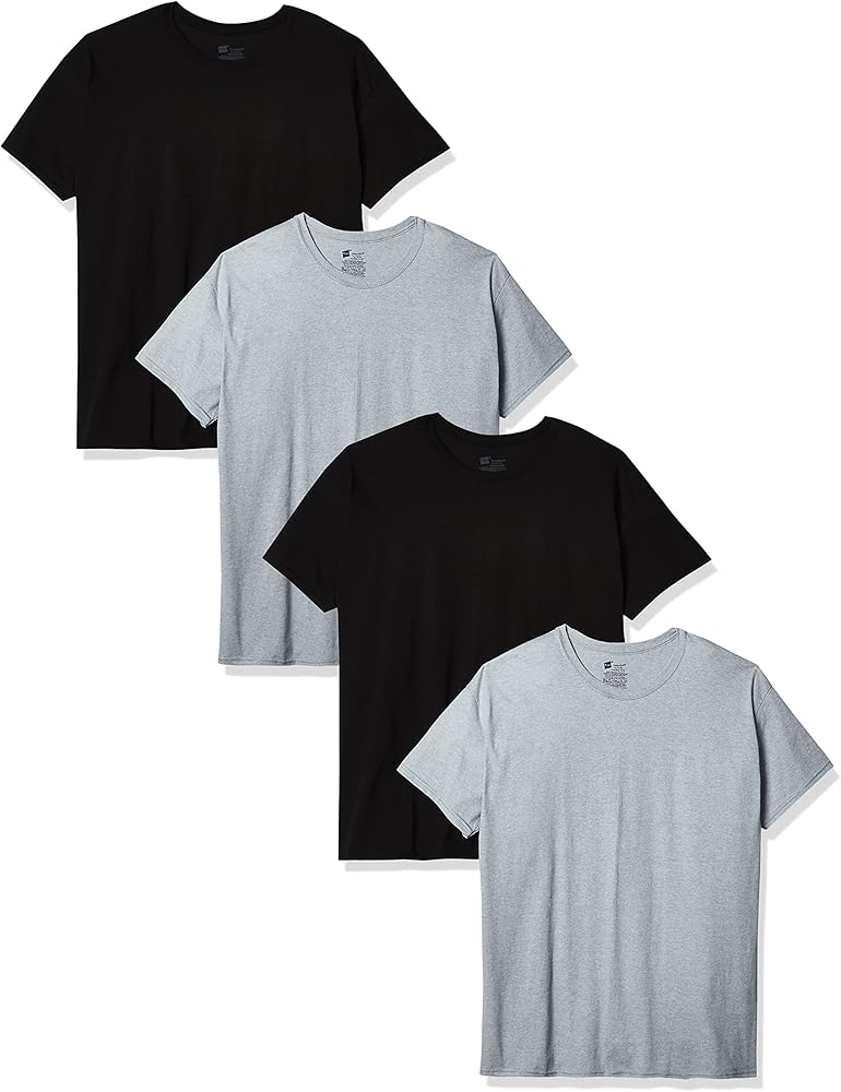 Hanes Mens 4-Pack Comfortsoft Dyed Crew