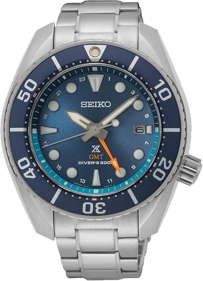 SEIKO Prospex SFK001 Sea Sumo Solar GMT Blue