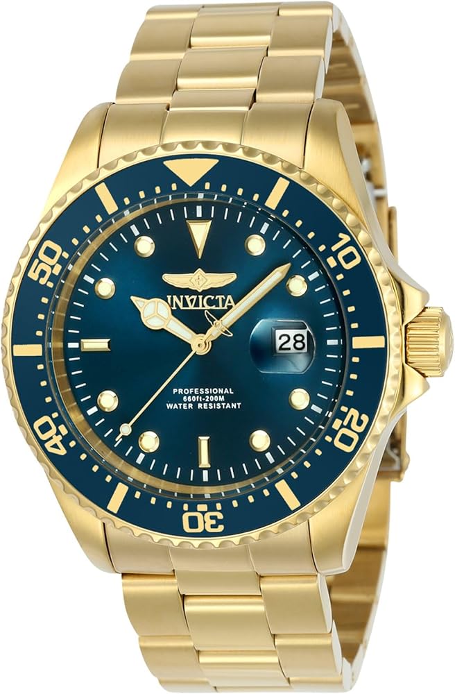 Invicta Men's Pro Diver Quartz Diving Watch with Stainless-Steel Strap, Two Tone, 22 (Model: 23229 23388)