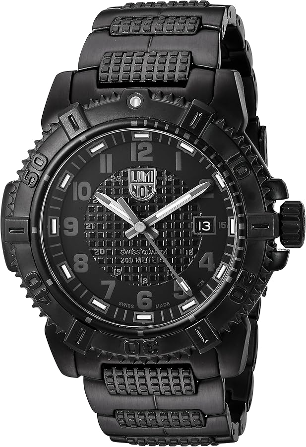 Luminox Men's 'Modern Mariner' Swiss Quartz and Stainless-Steel-Plated Watch, Color:Black (Model: 6252.BO)