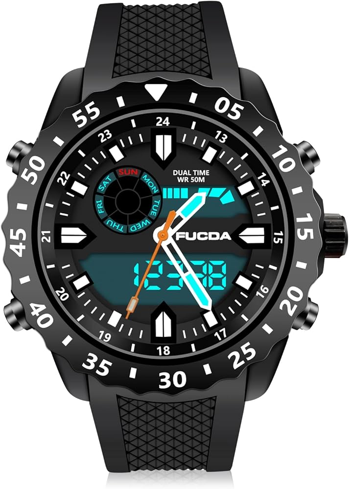 CakCity Mens Digital Sport Watches for Men Wrist Watches for Men with Alarm Stopwatch Waterproof