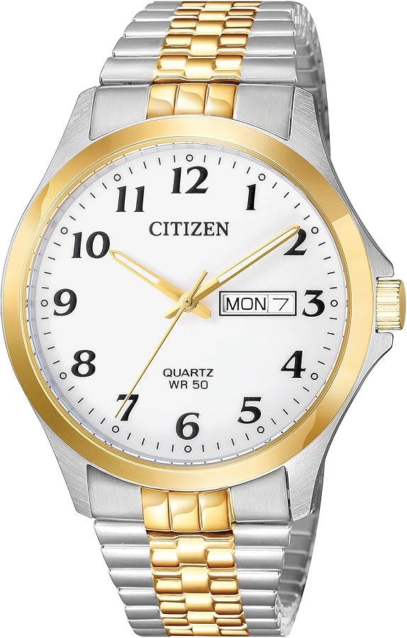 Citizen Quartz Mens Watch, Stainless Steel, Classic