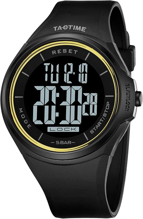 Digital Watch - Touch Screen, Big Number Display, Outdoor Sports Watch