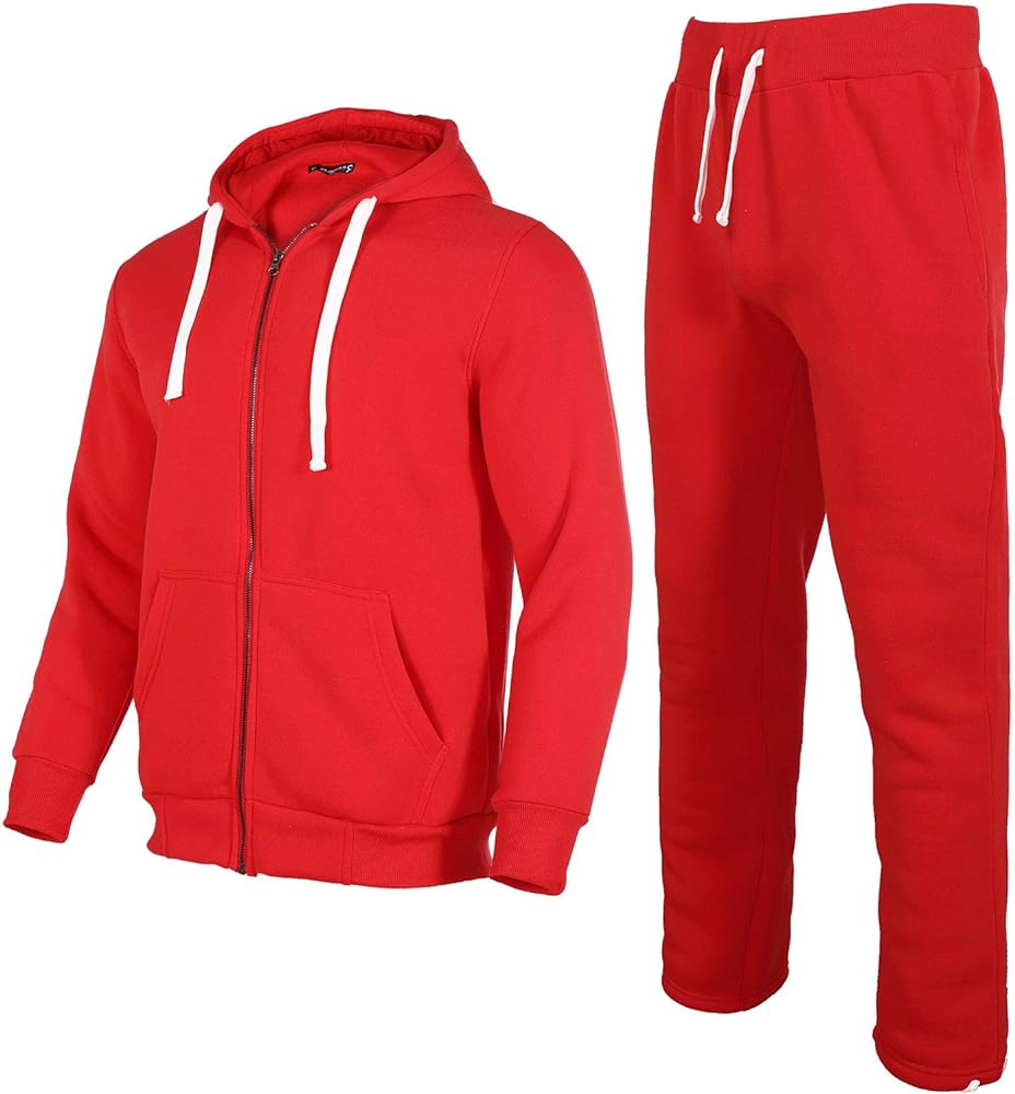 Men's Tracksuit 2 Pieces Sweatsuits for Men Full Zip Hoodie Sweatpants Casual Sports Jogging Suits Sets