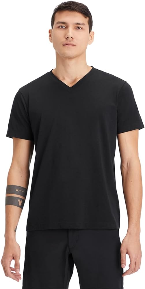 Fabletics Men's The 24-7 V Neck Tee, Hybrid365 Fabric, Breathable, Sweat Wicking, Anti-Stink, 4-Way Stretch, Lightweight