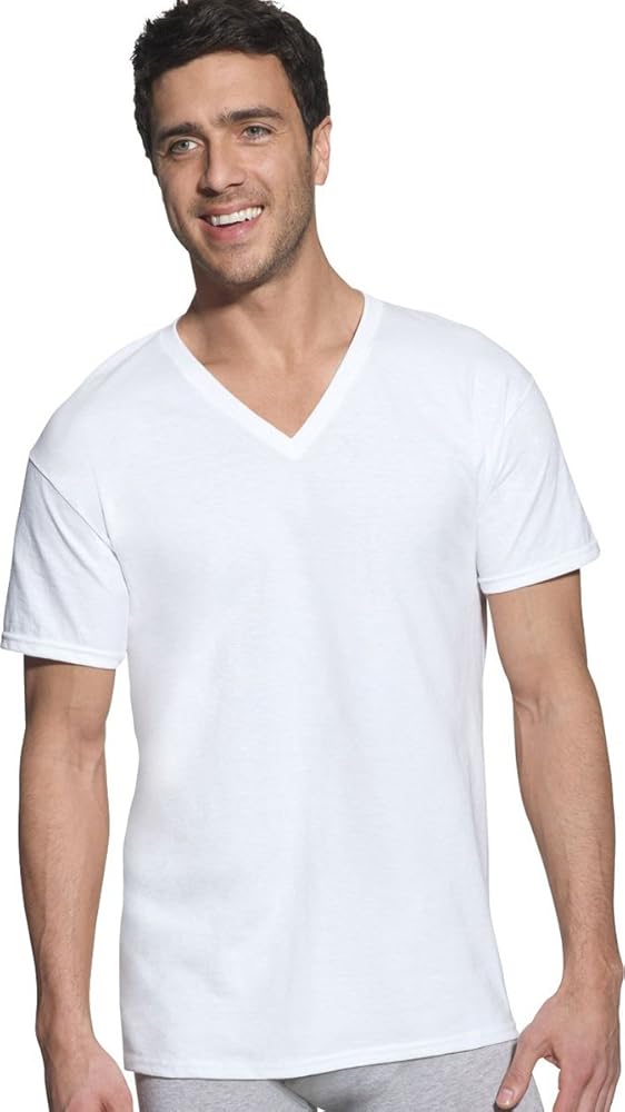 Hanes Big & Tall Men's Undershirts CREW NECK 3-Pack